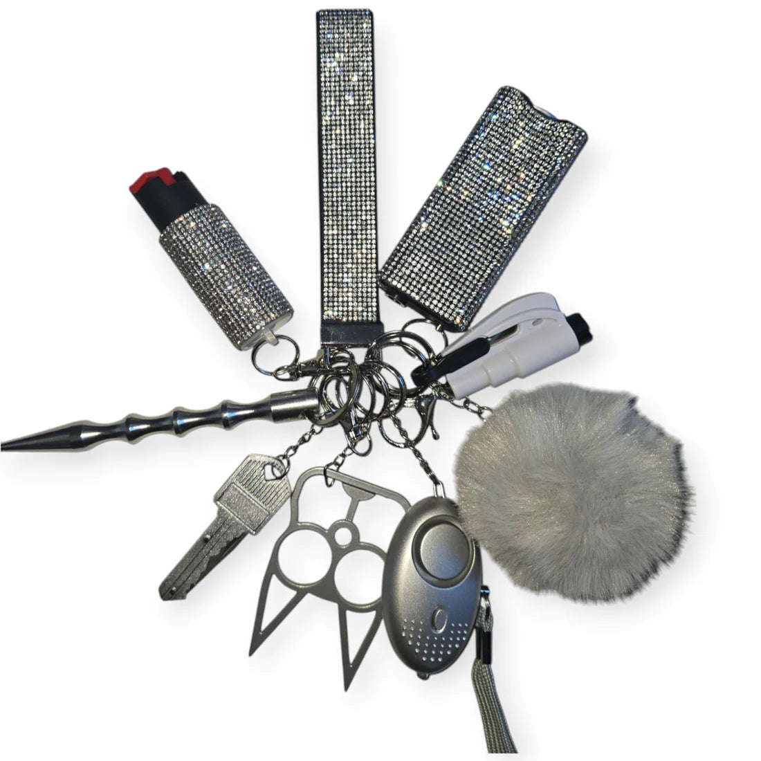 Bling safety keychains (multiple colors available)